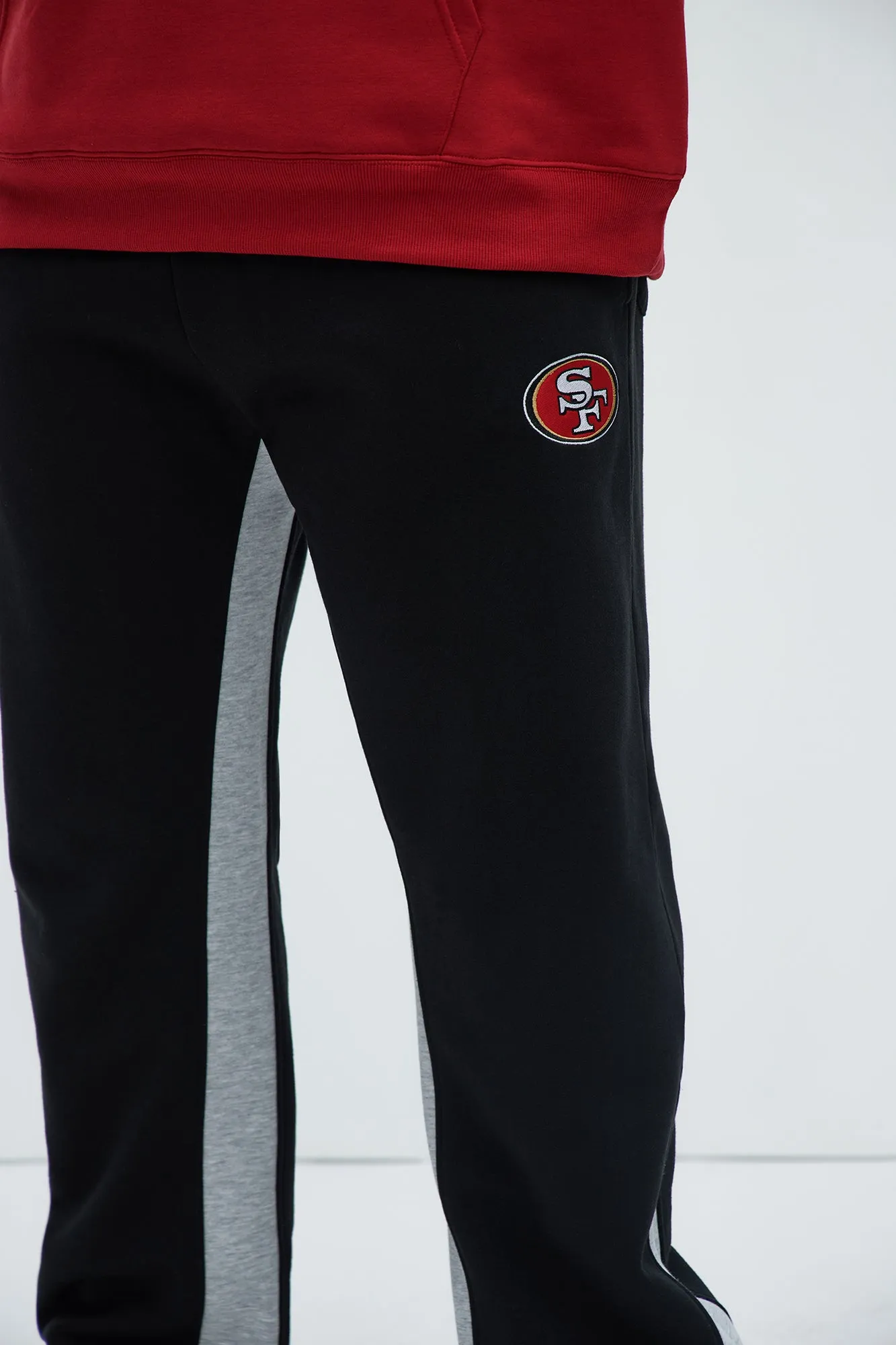 49ers Bold Flare Sweatpants - Black