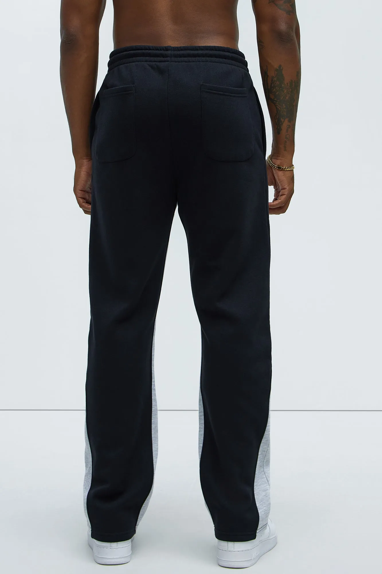 49ers Bold Flare Sweatpants - Black