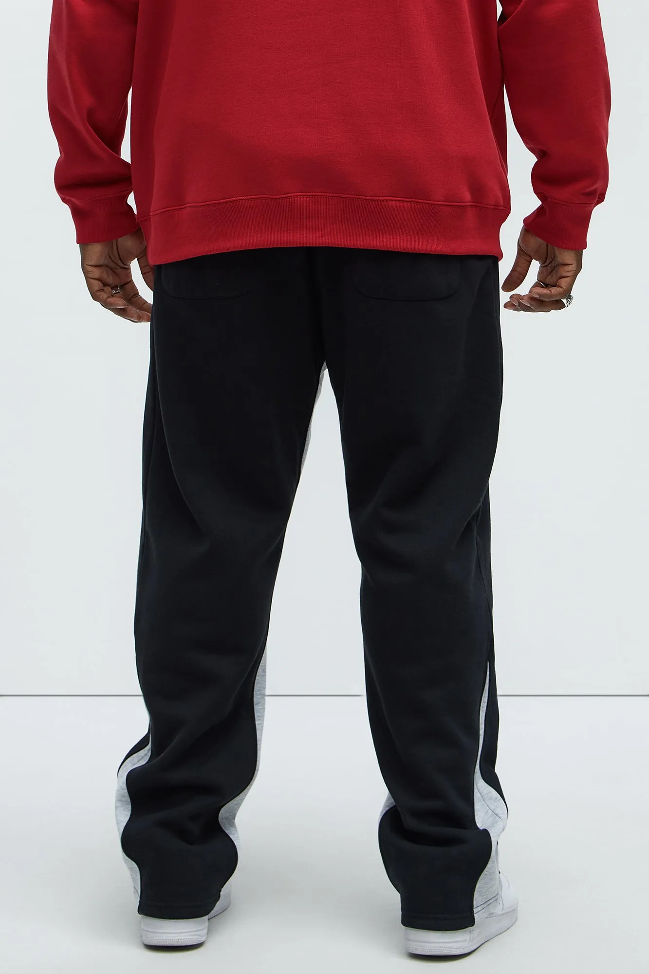 49ers Bold Flare Sweatpants - Black