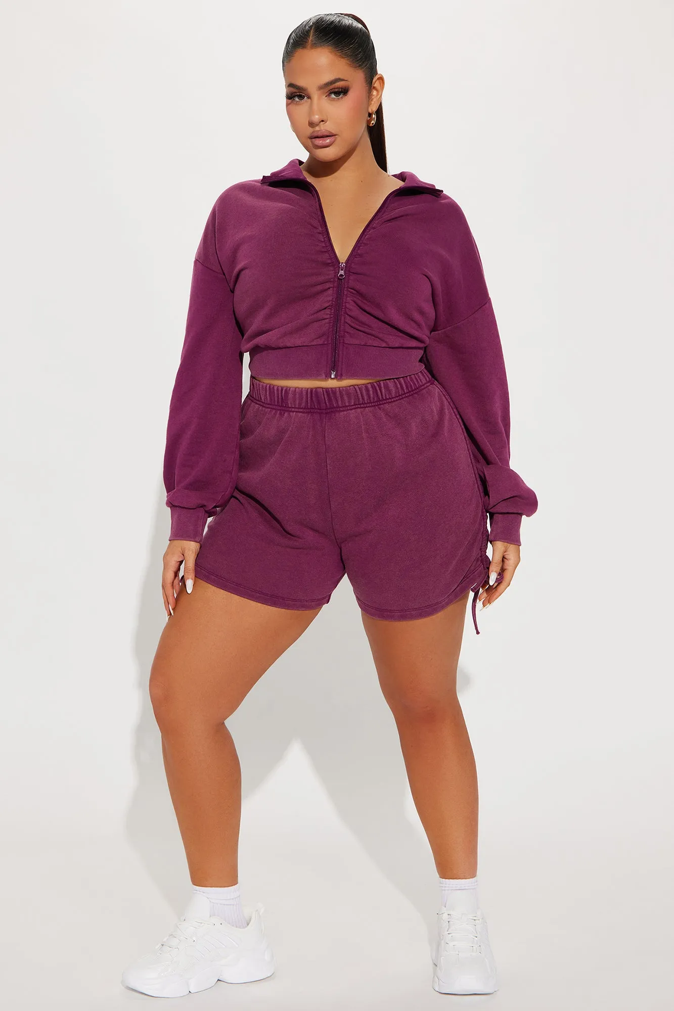 A Flight Away Lounge Short - Purple