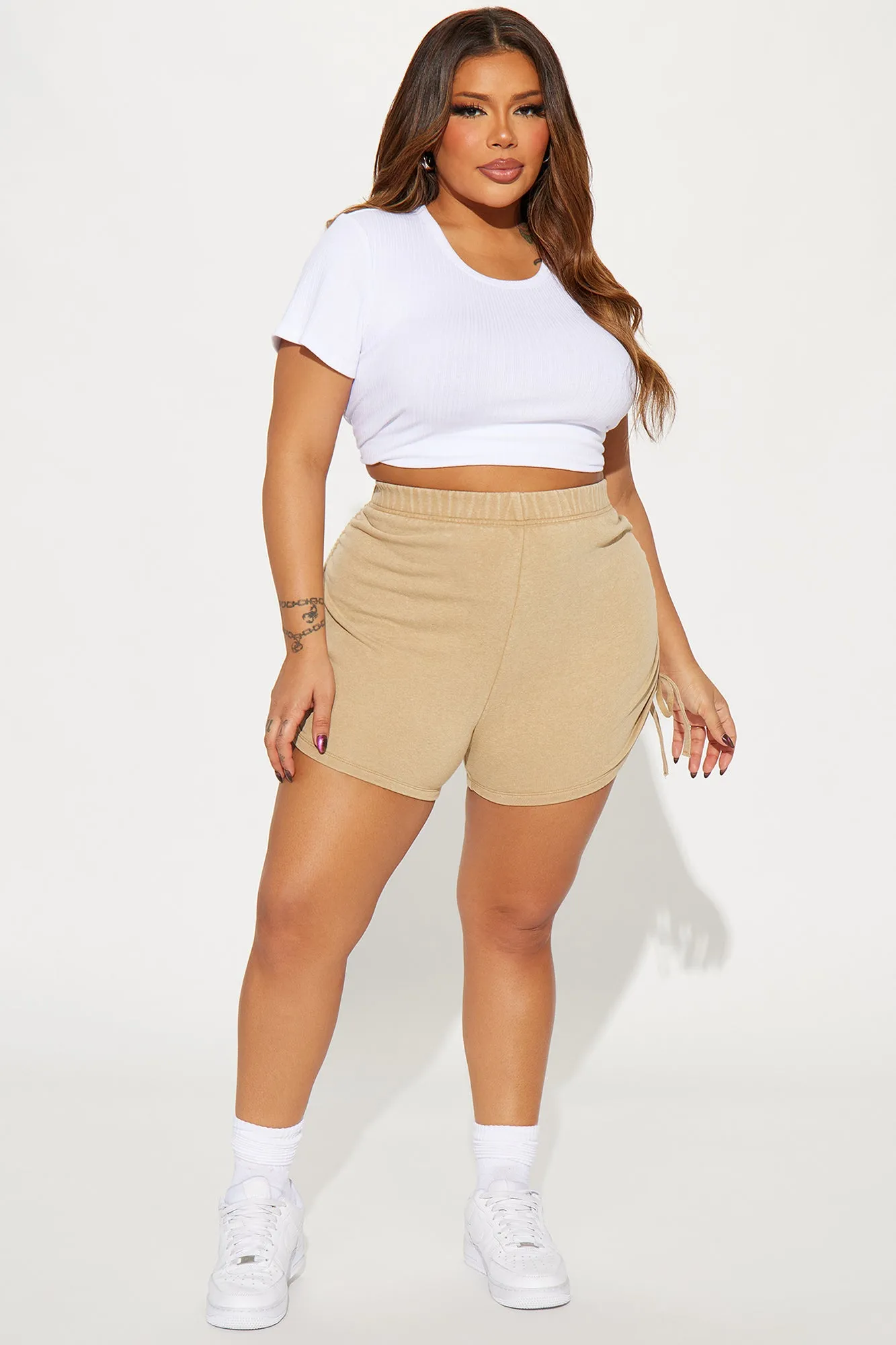 A Flight Away Lounge Short - Taupe