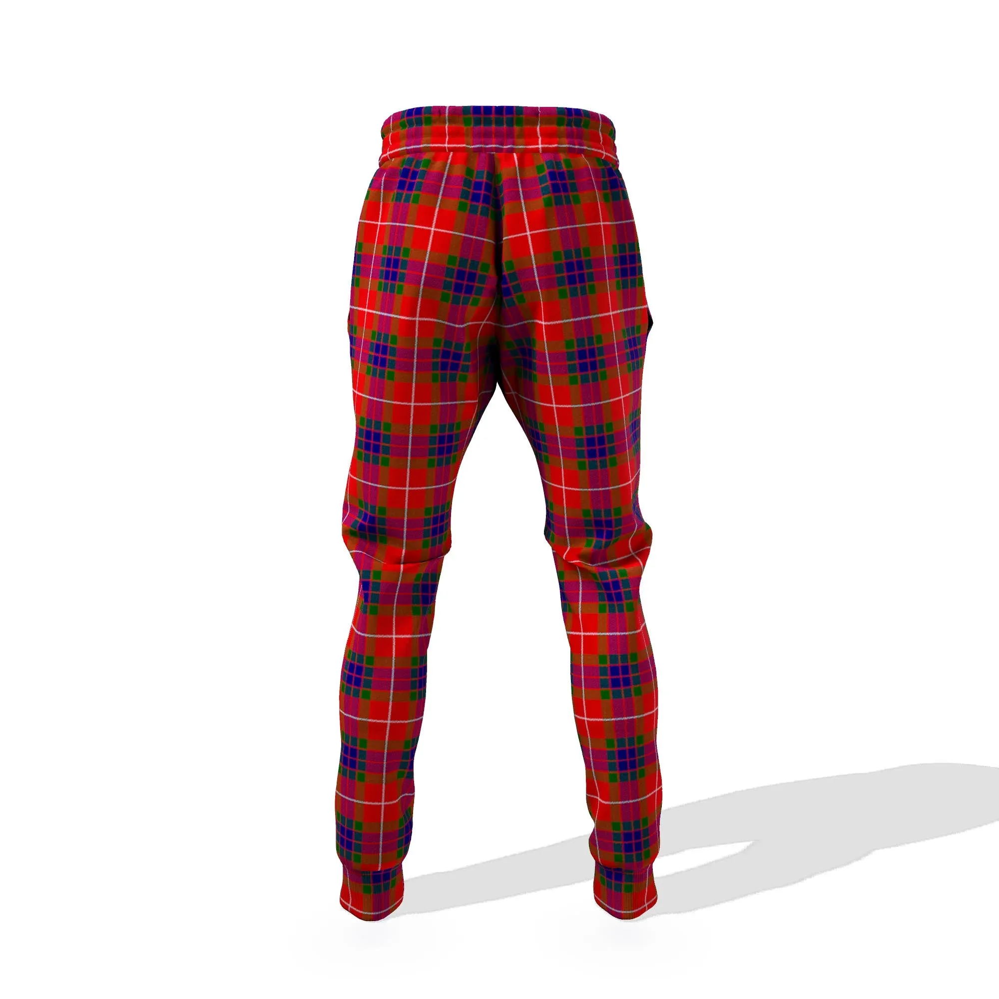 Abernethy Tartan Joggers Pants with Family Crest