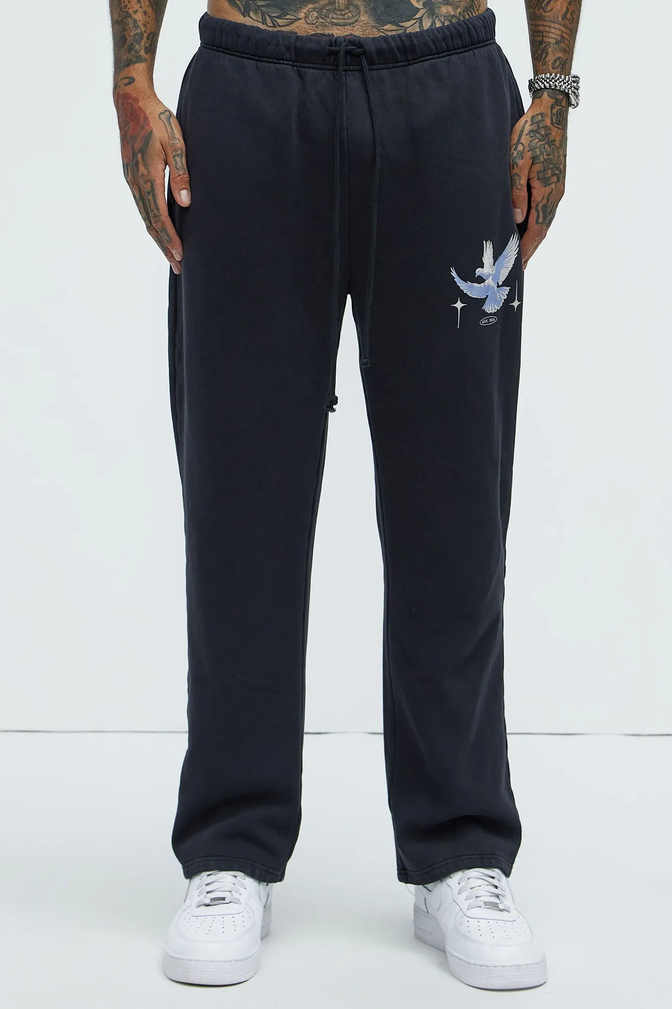 Above It All Sweatpants - Black