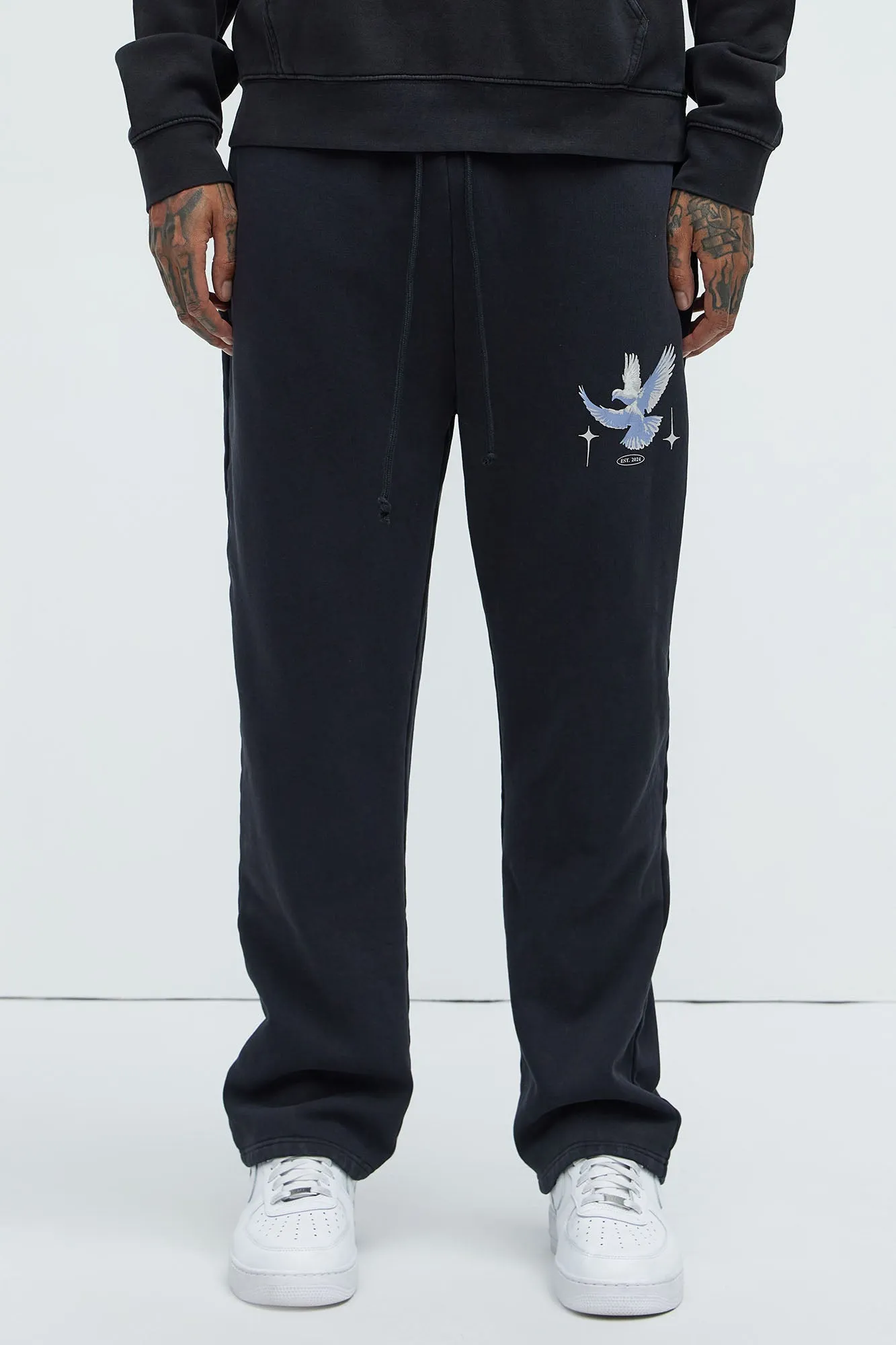 Above It All Sweatpants - Black