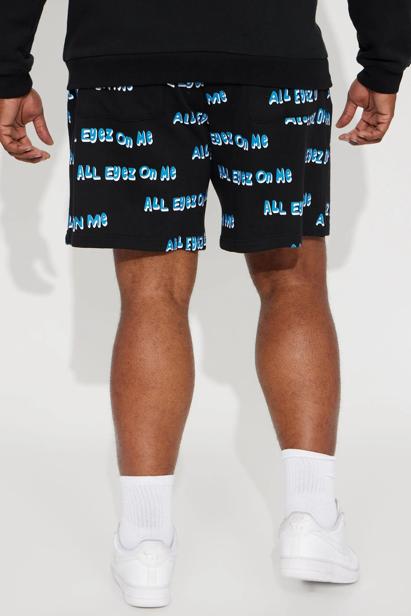 All Eyes On Me Relaxed Shorts - Black/combo