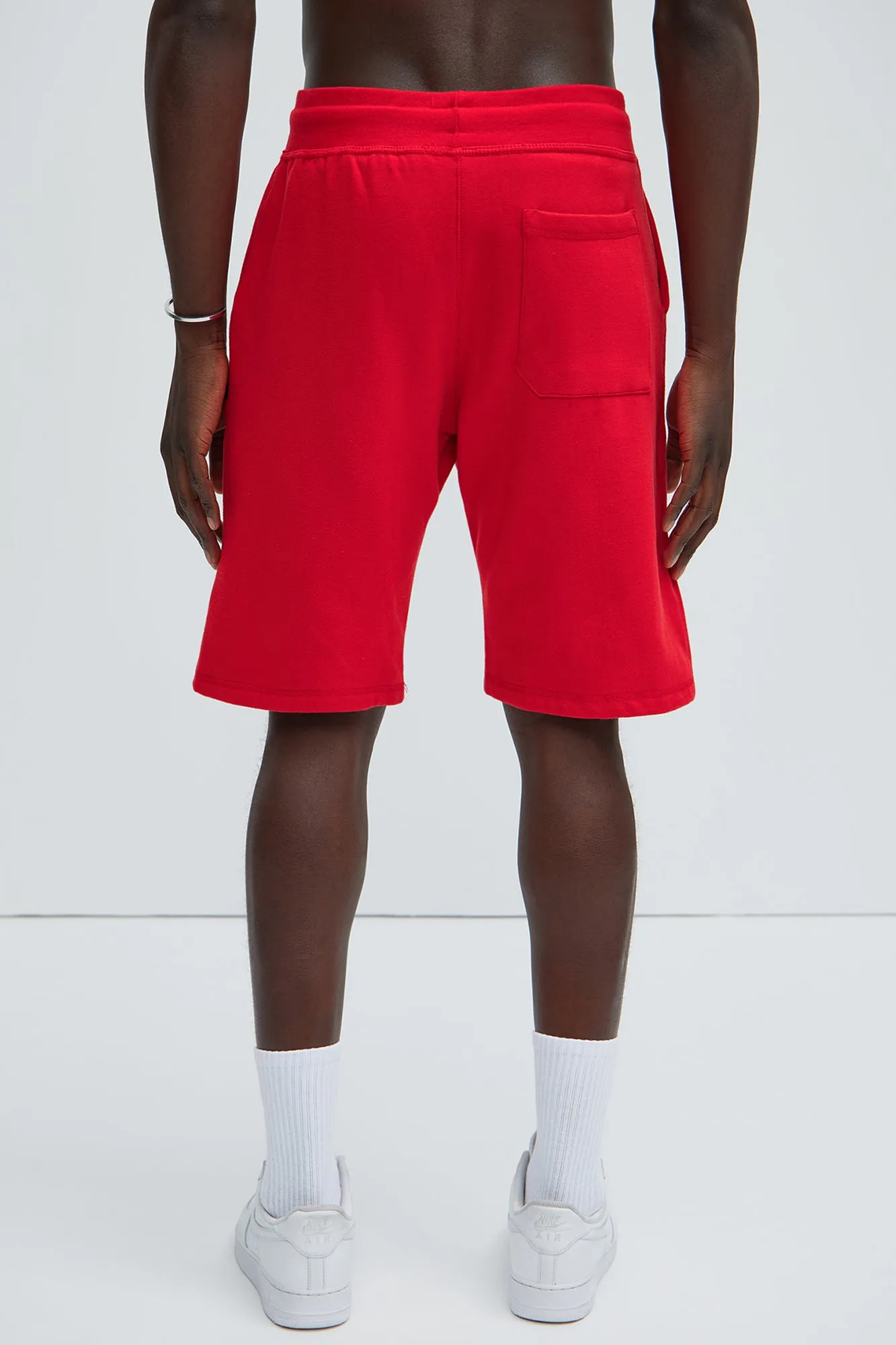 All Out Of Fucks Sweatshorts - Red