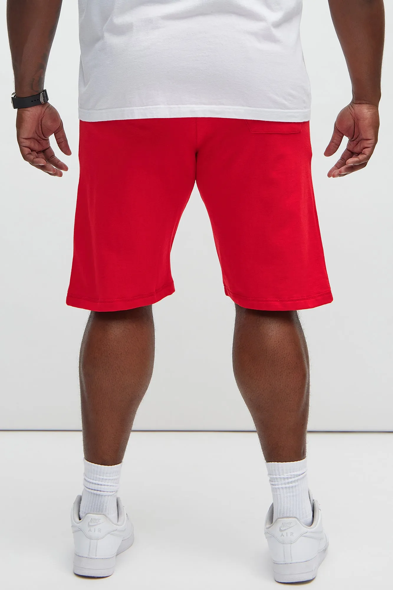 All Out Of Fucks Sweatshorts - Red