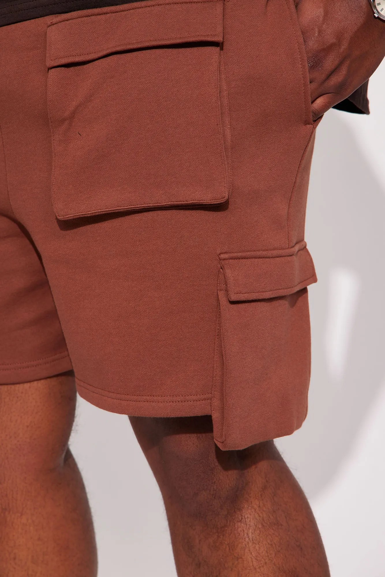 All That You Need Cargo Shorts - Chocolate