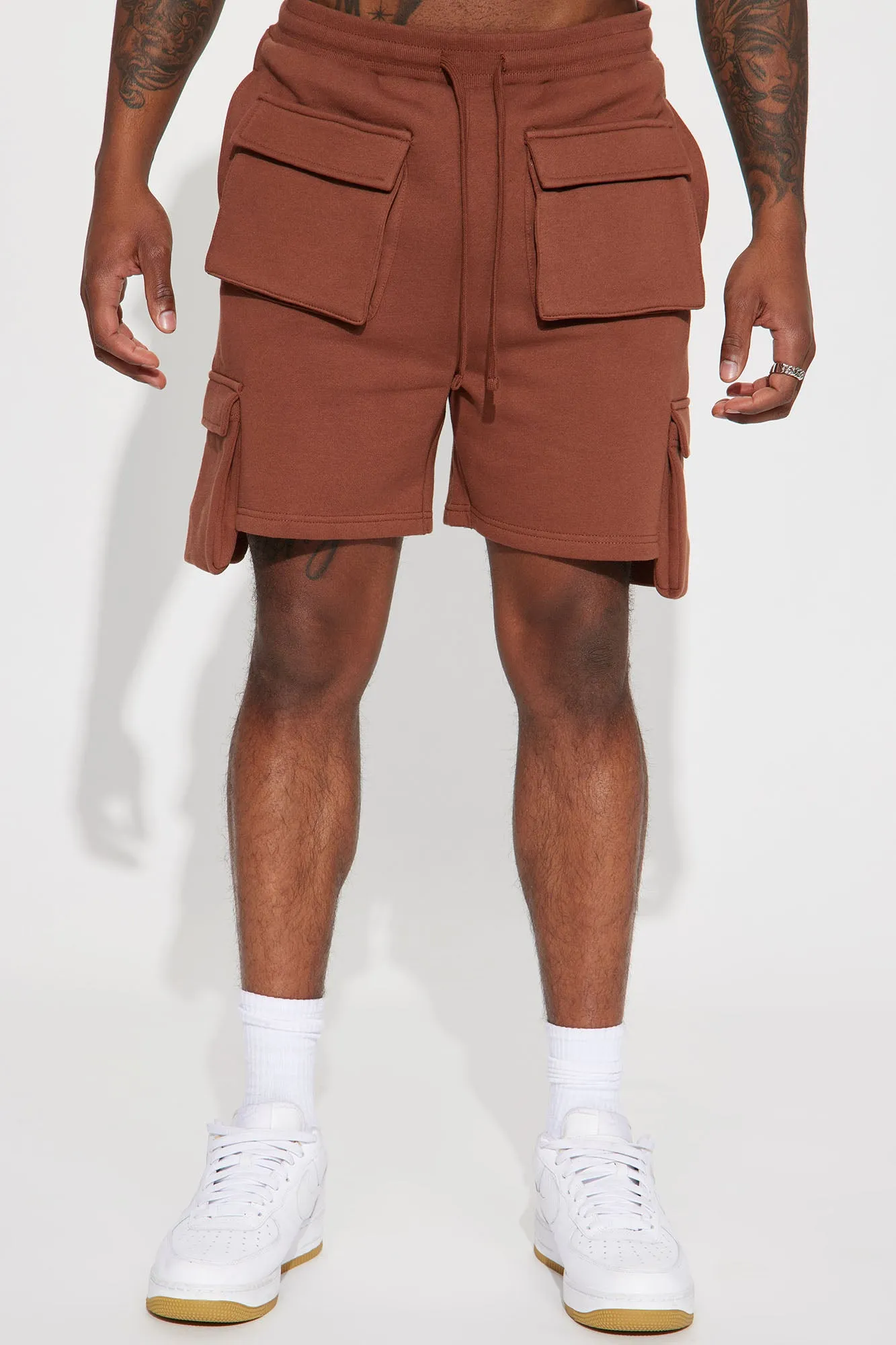 All That You Need Cargo Shorts - Chocolate