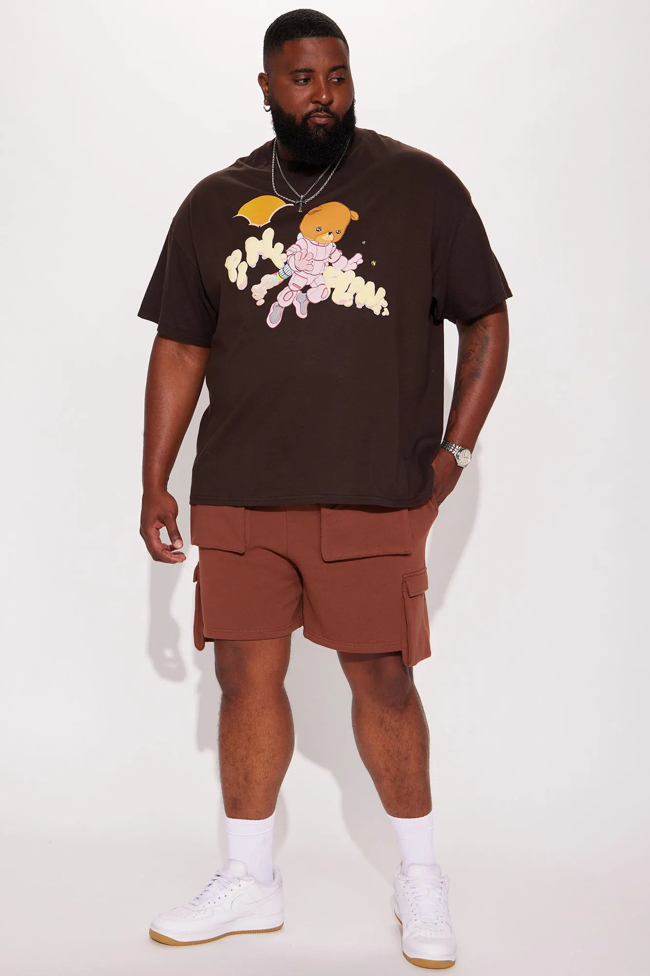 All That You Need Cargo Shorts - Chocolate