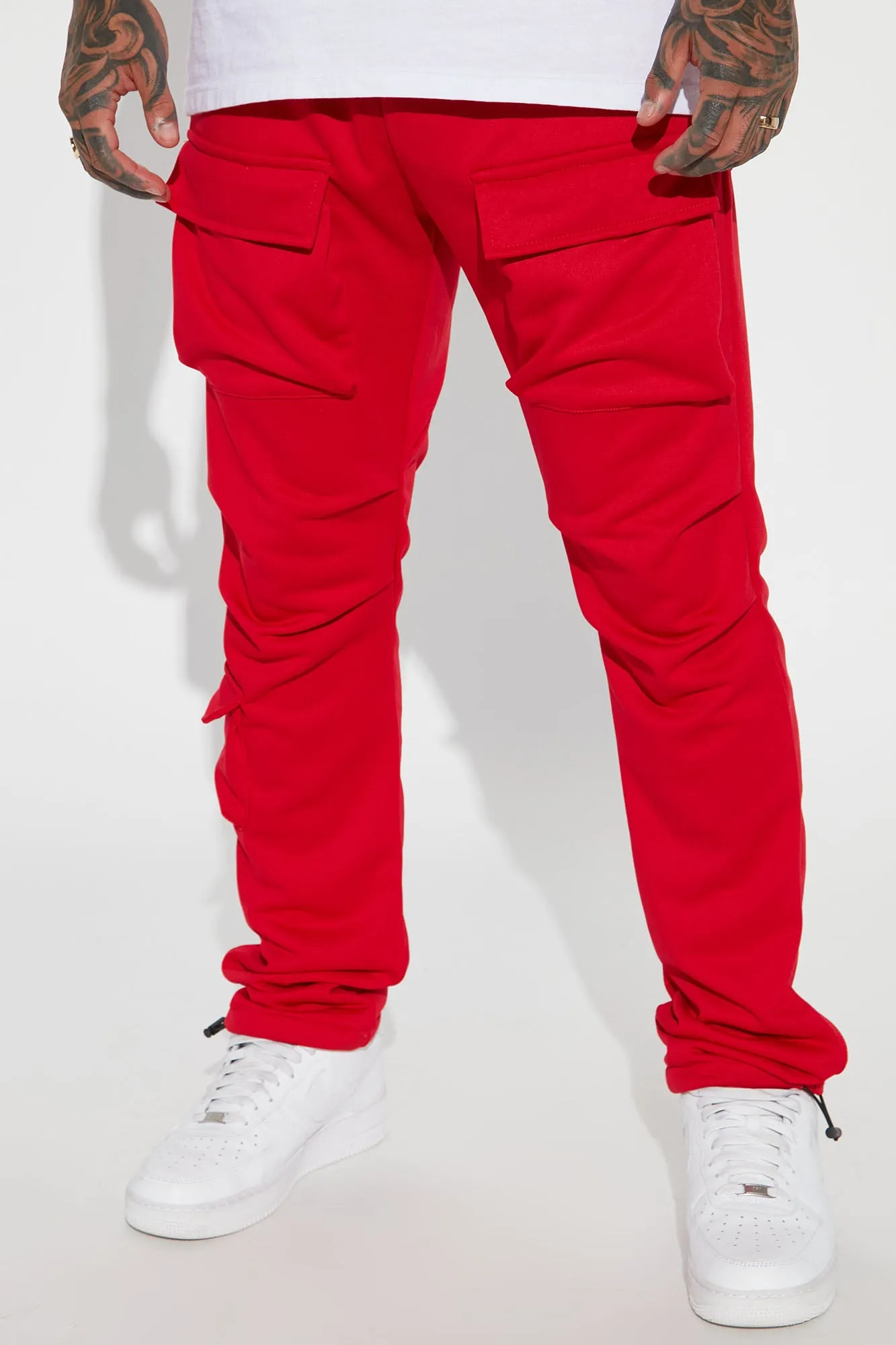 Always On Cargo Jogger - Red