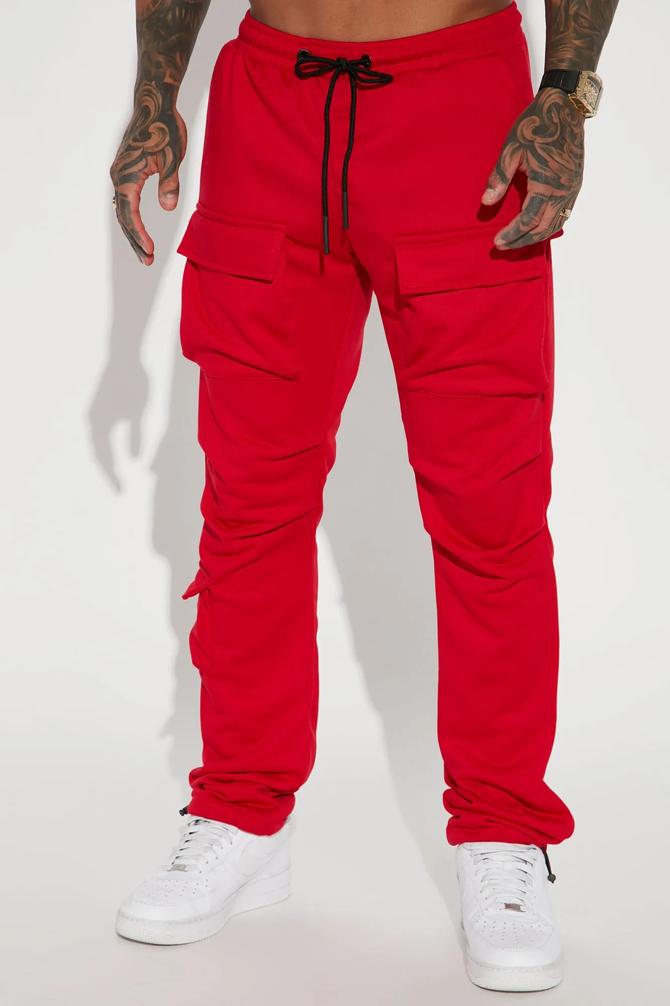 Always On Cargo Jogger - Red