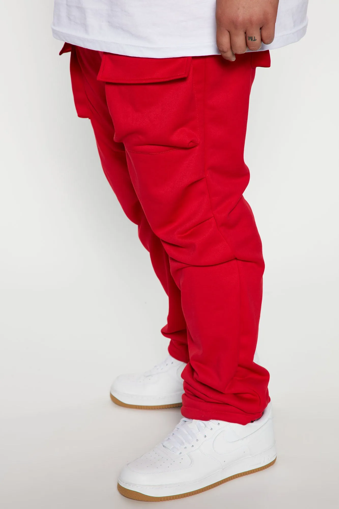 Always On Cargo Jogger - Red