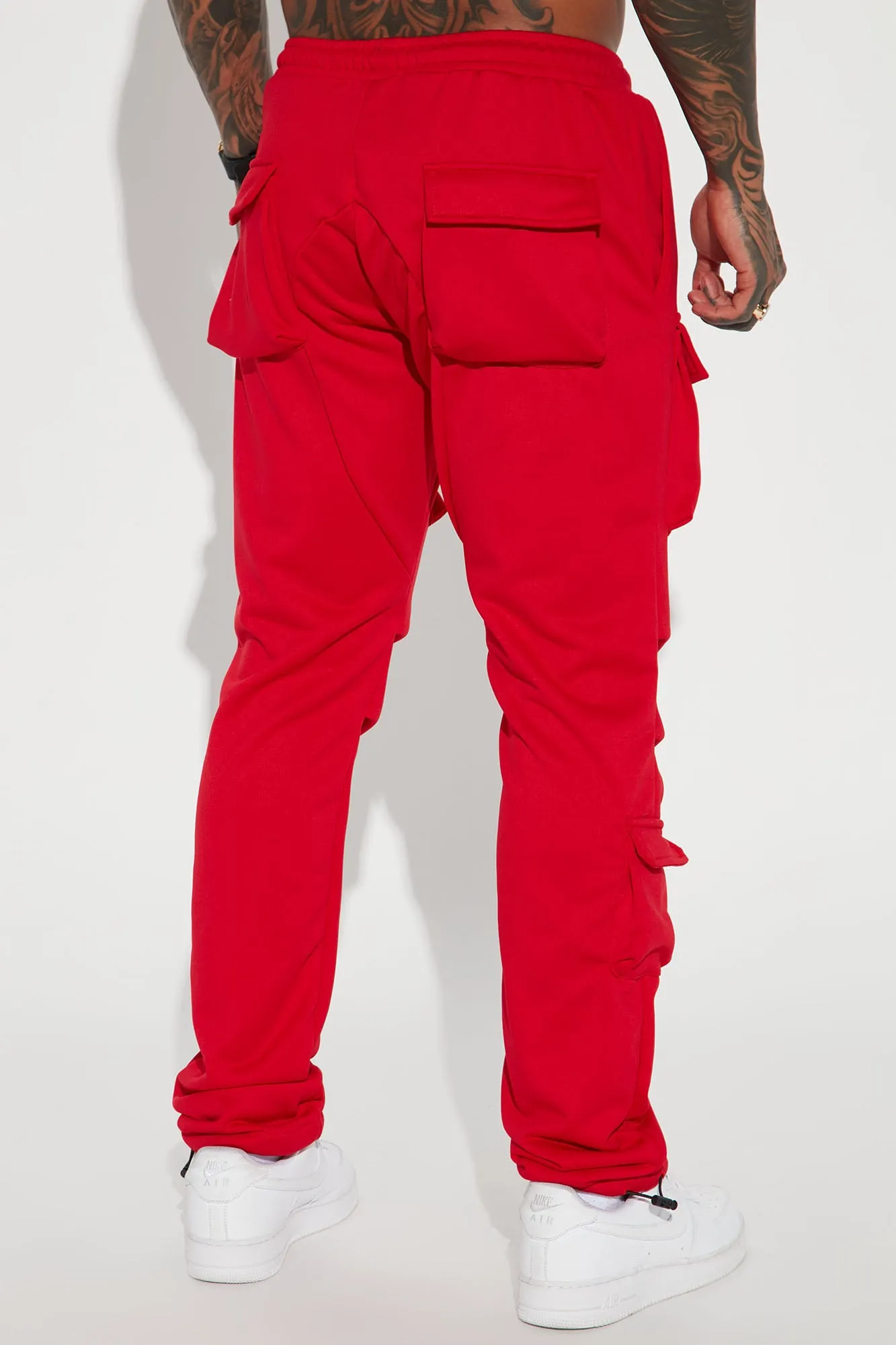 Always On Cargo Jogger - Red