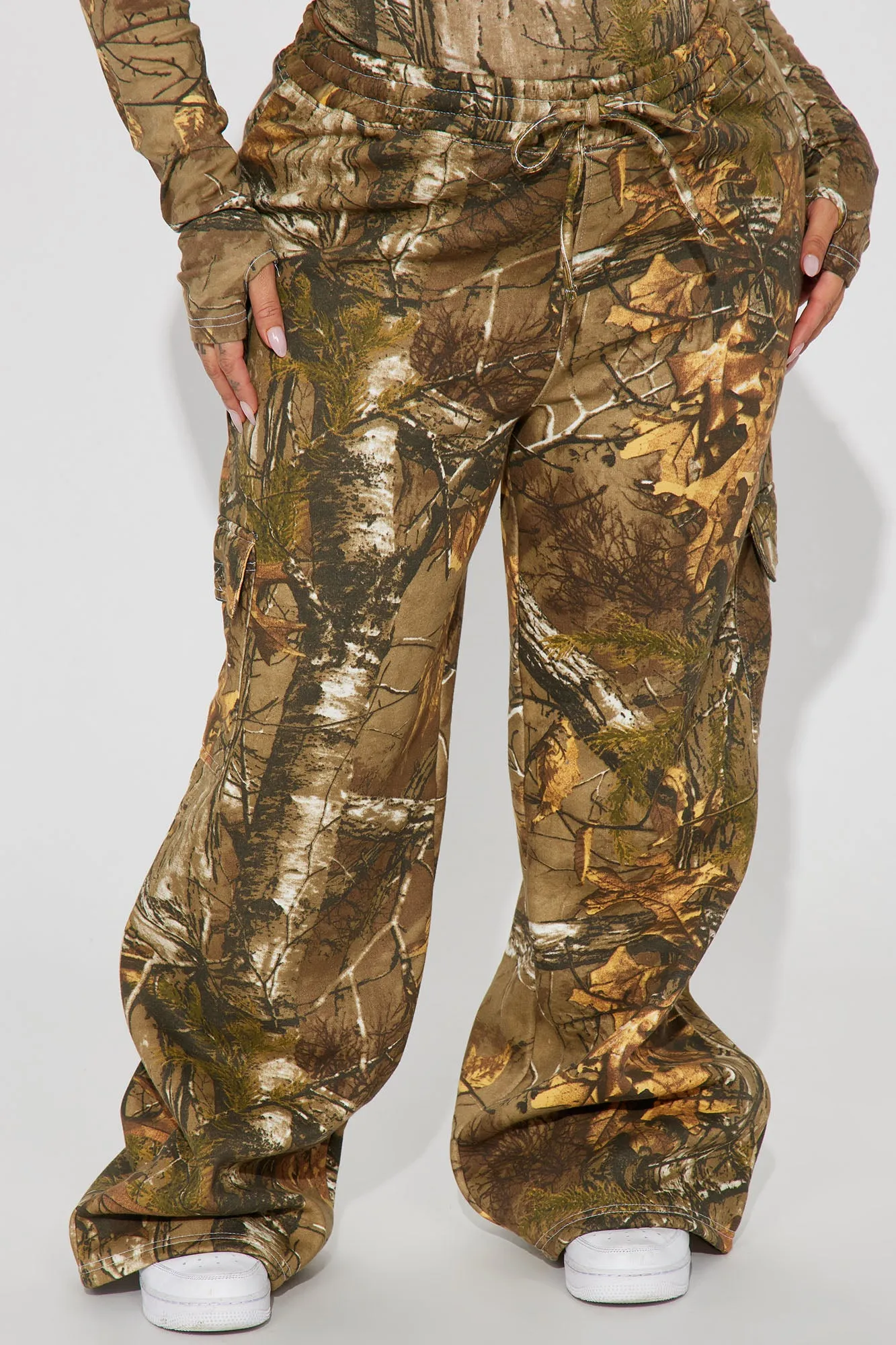 Angel Baby Camo Wide Leg Pant - Camouflage