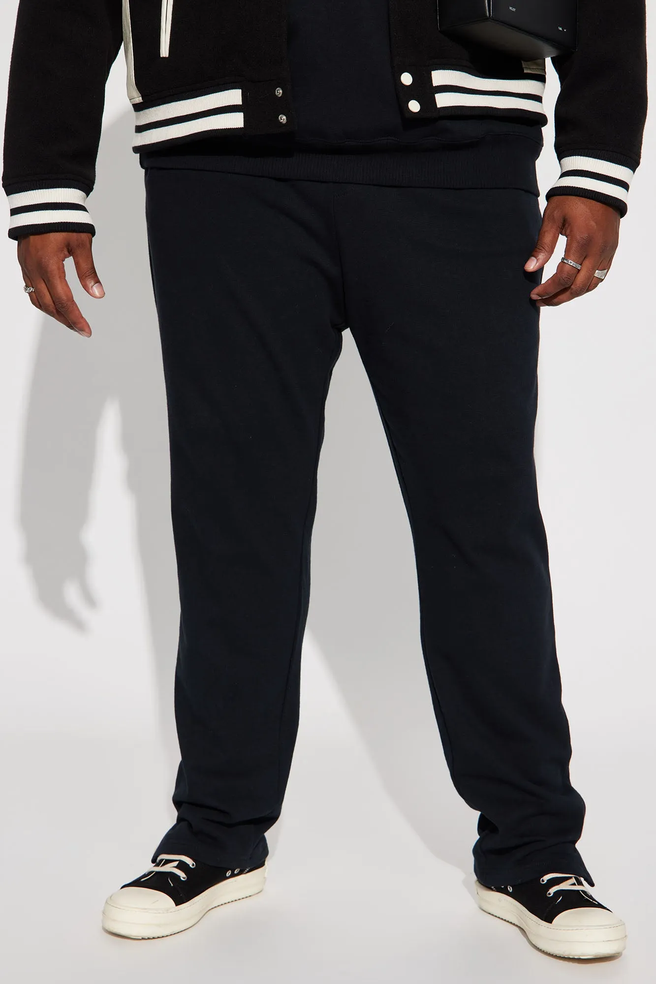 As I See It French Terry Pants - Black