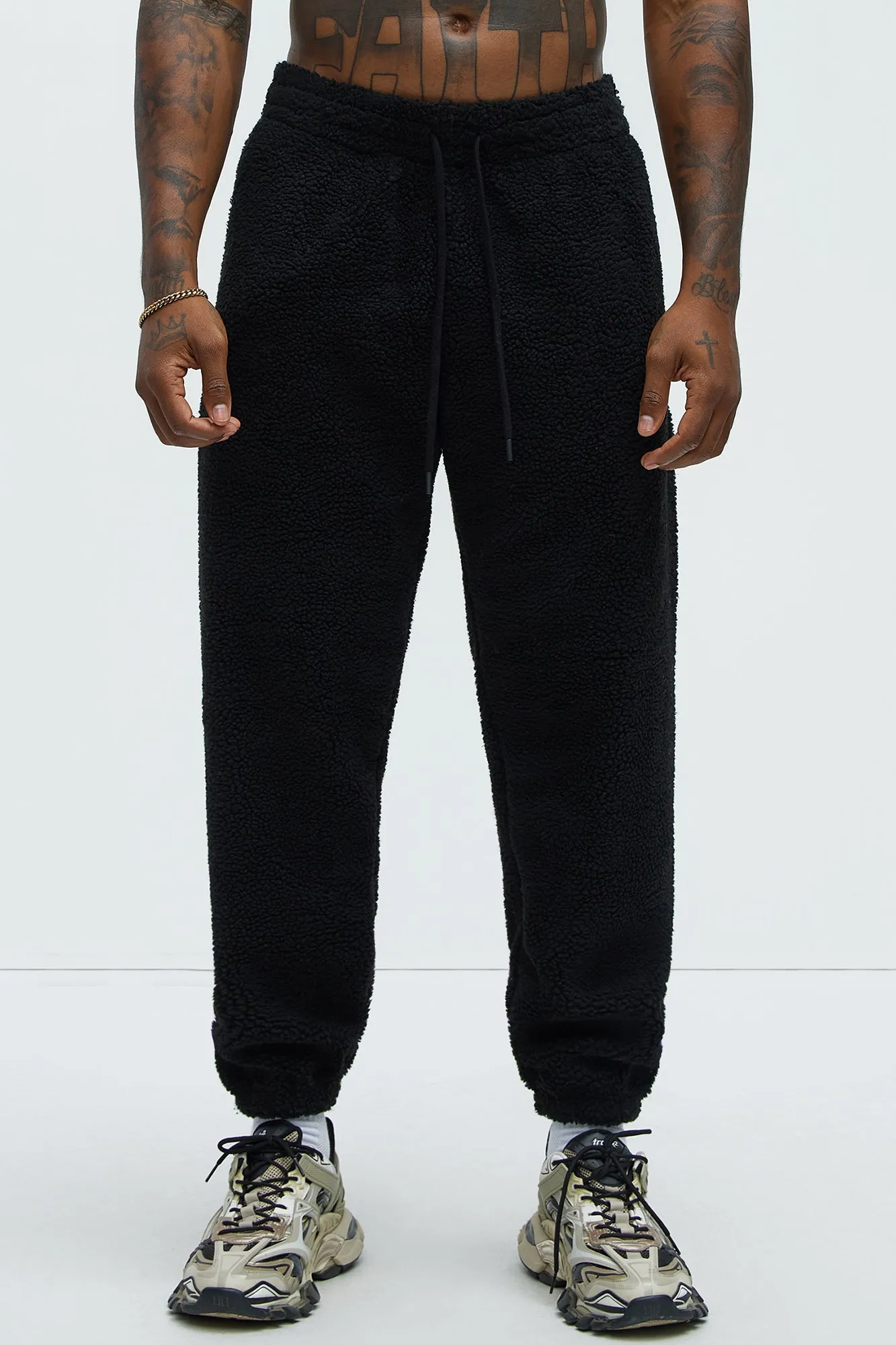 Axel Polar Fleece Jogger - Black