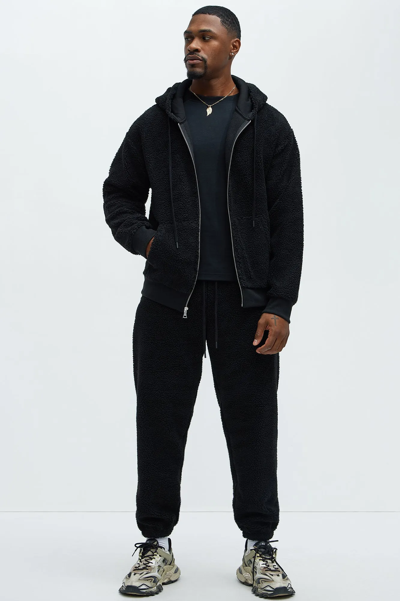 Axel Polar Fleece Jogger - Black