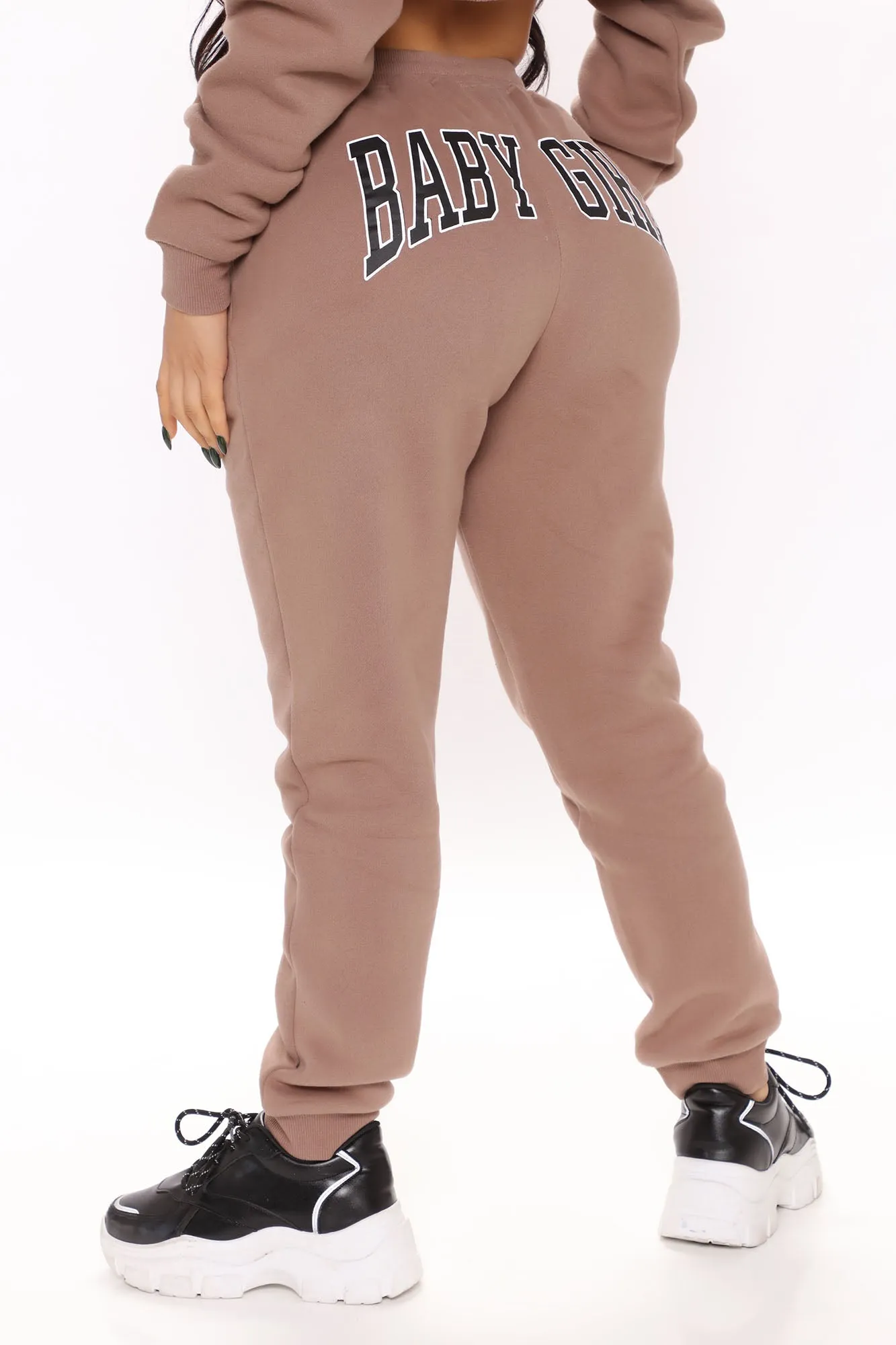 Baby Girl Sweatpants - Taupe