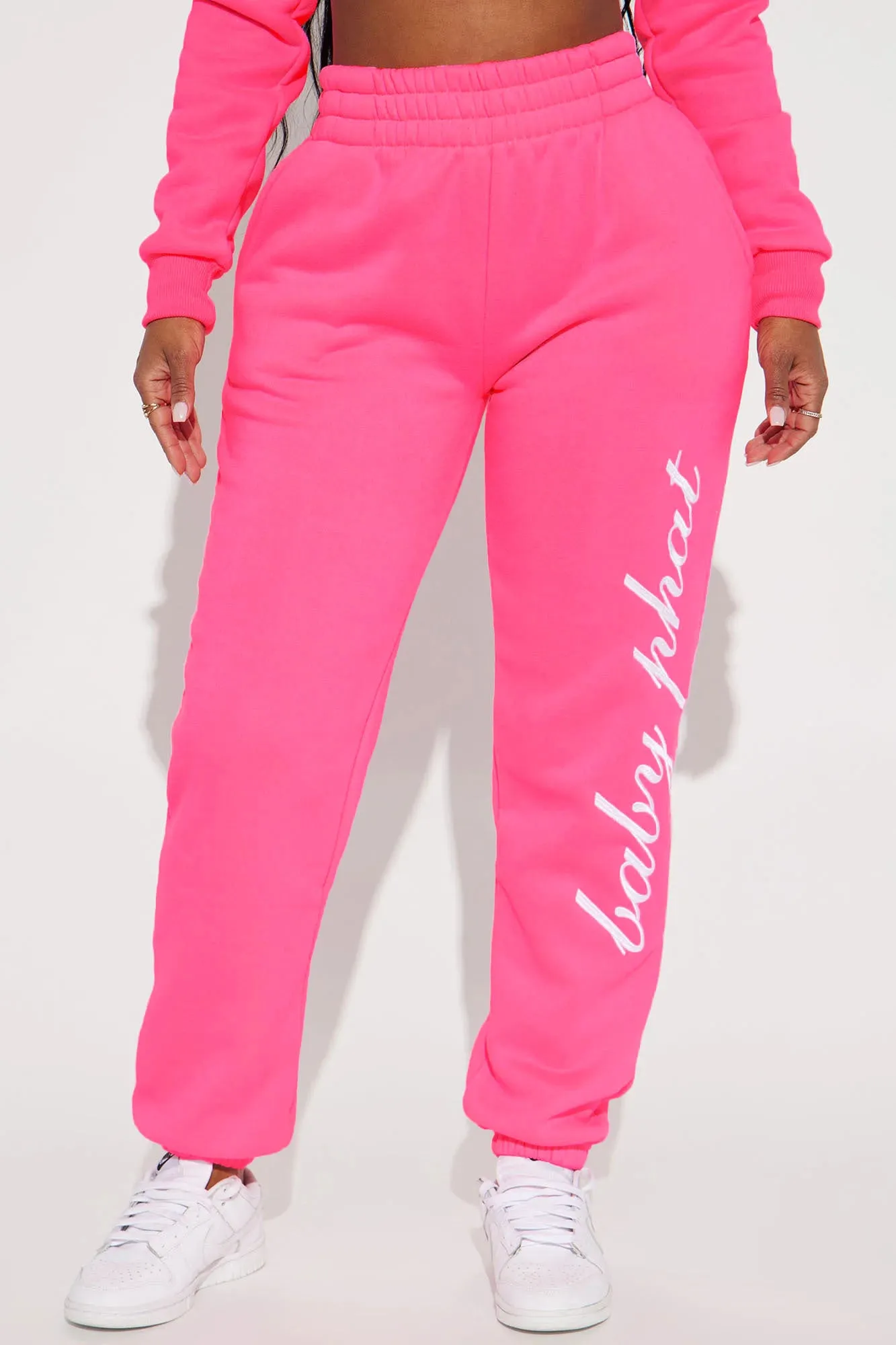 Baby Phat Jogger Pant - Neon Pink