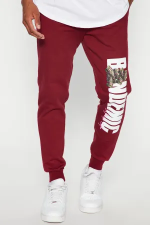 Bandemic Jogger - Burgundy