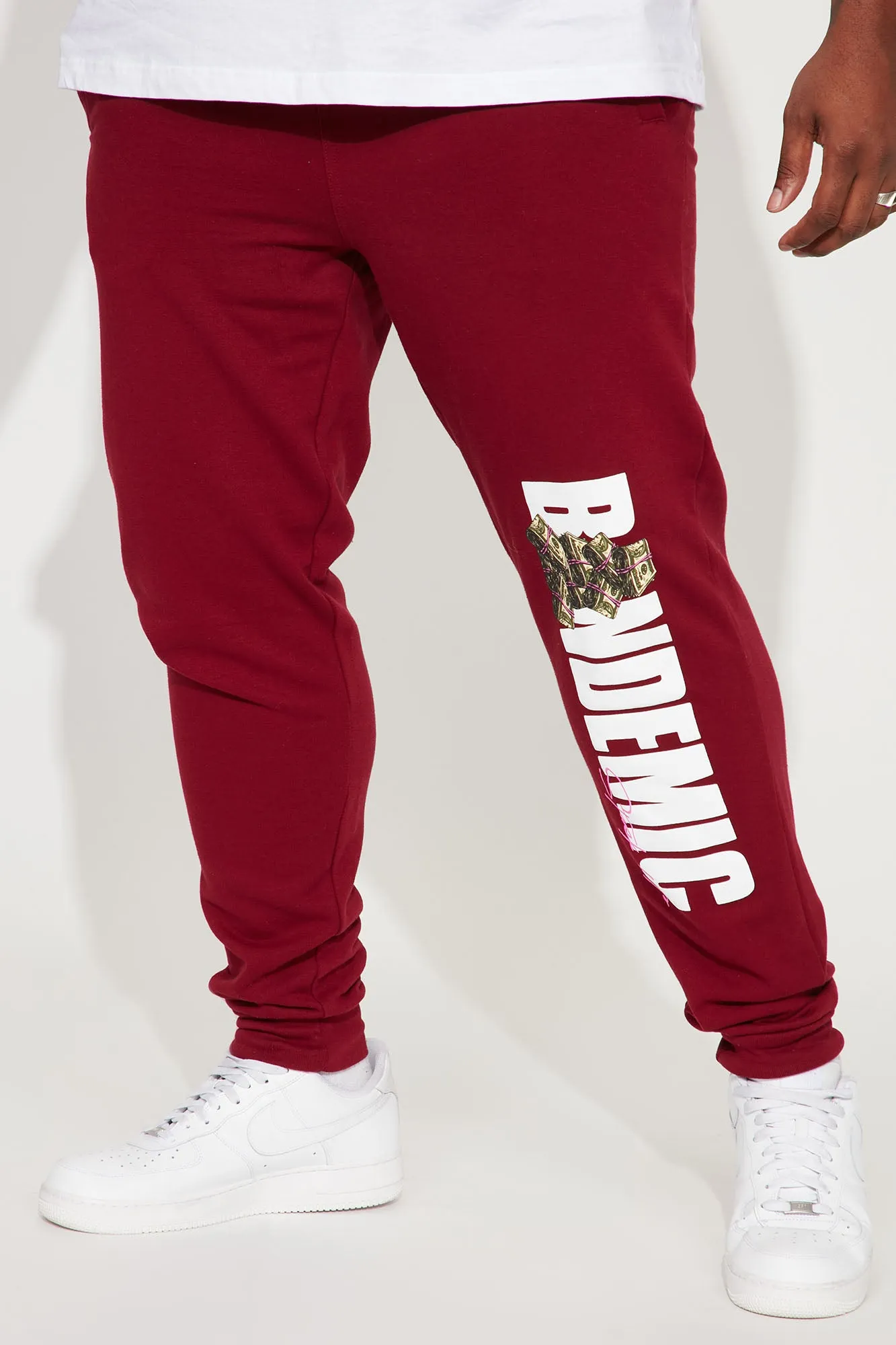 Bandemic Jogger - Burgundy