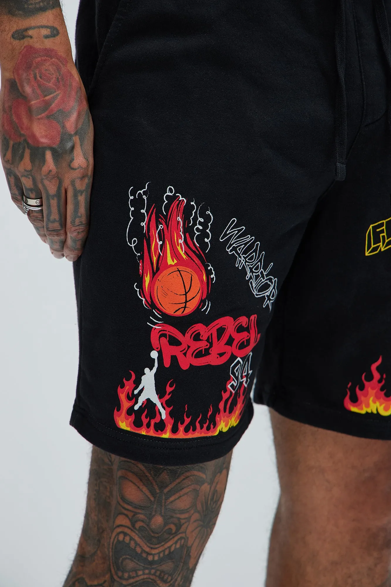 Been Ballin Sweatshort - Black