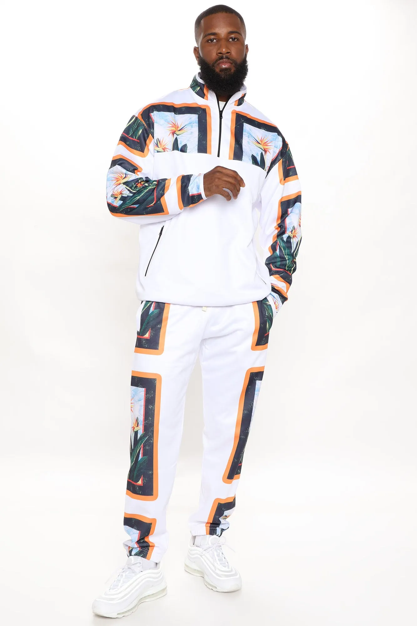 Birds Of Paradise Jogger - White/combo