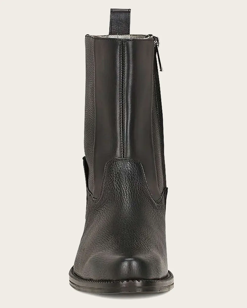 Dress hand-painted black deer boot