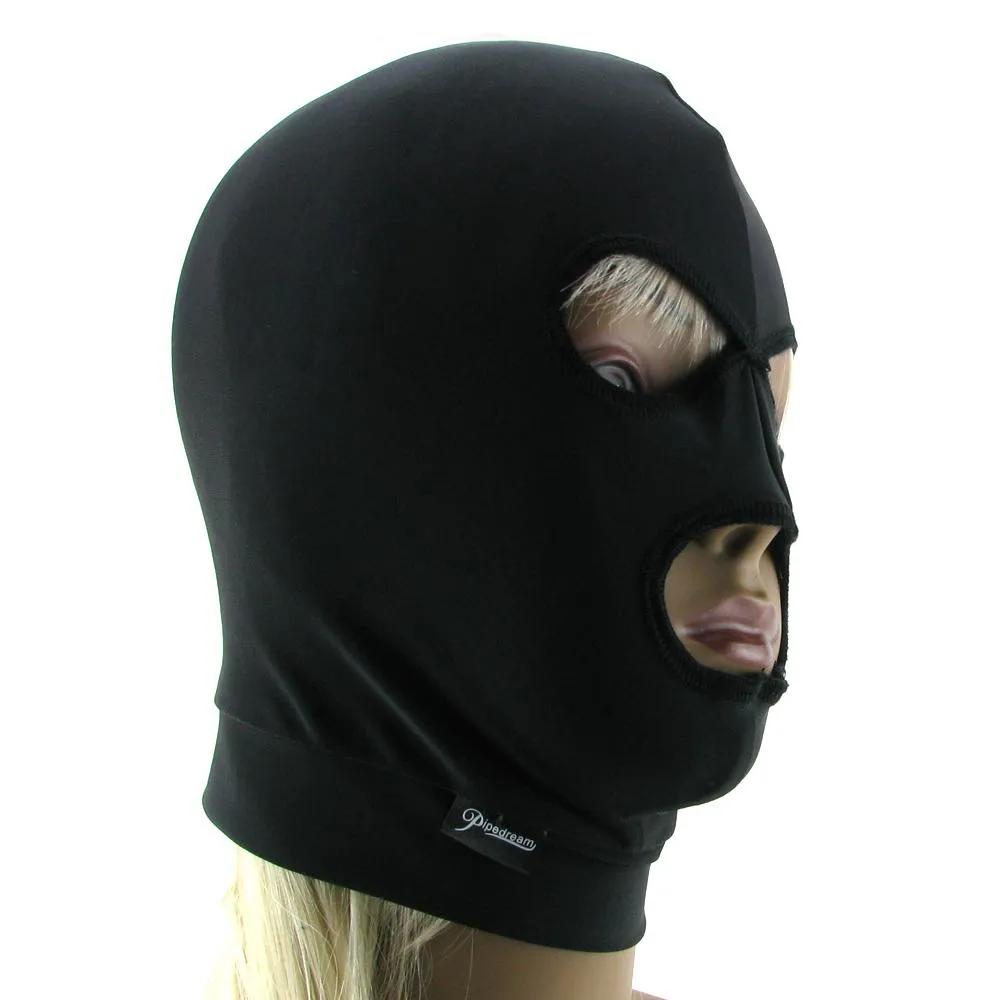 Fetish Fantasy Spandex 3 Hole Hood