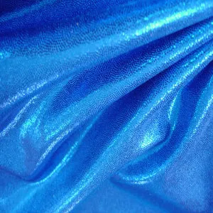 Fog Metallic Finish Spandex - Royal