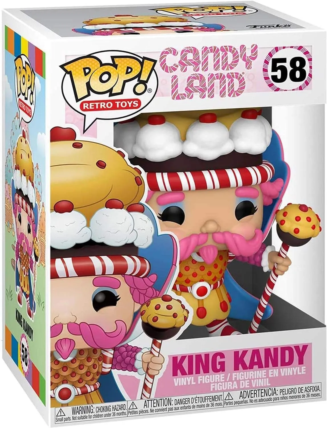 Funko Pop Retro Toys: Hasbro Candy Land - Rey Kandy