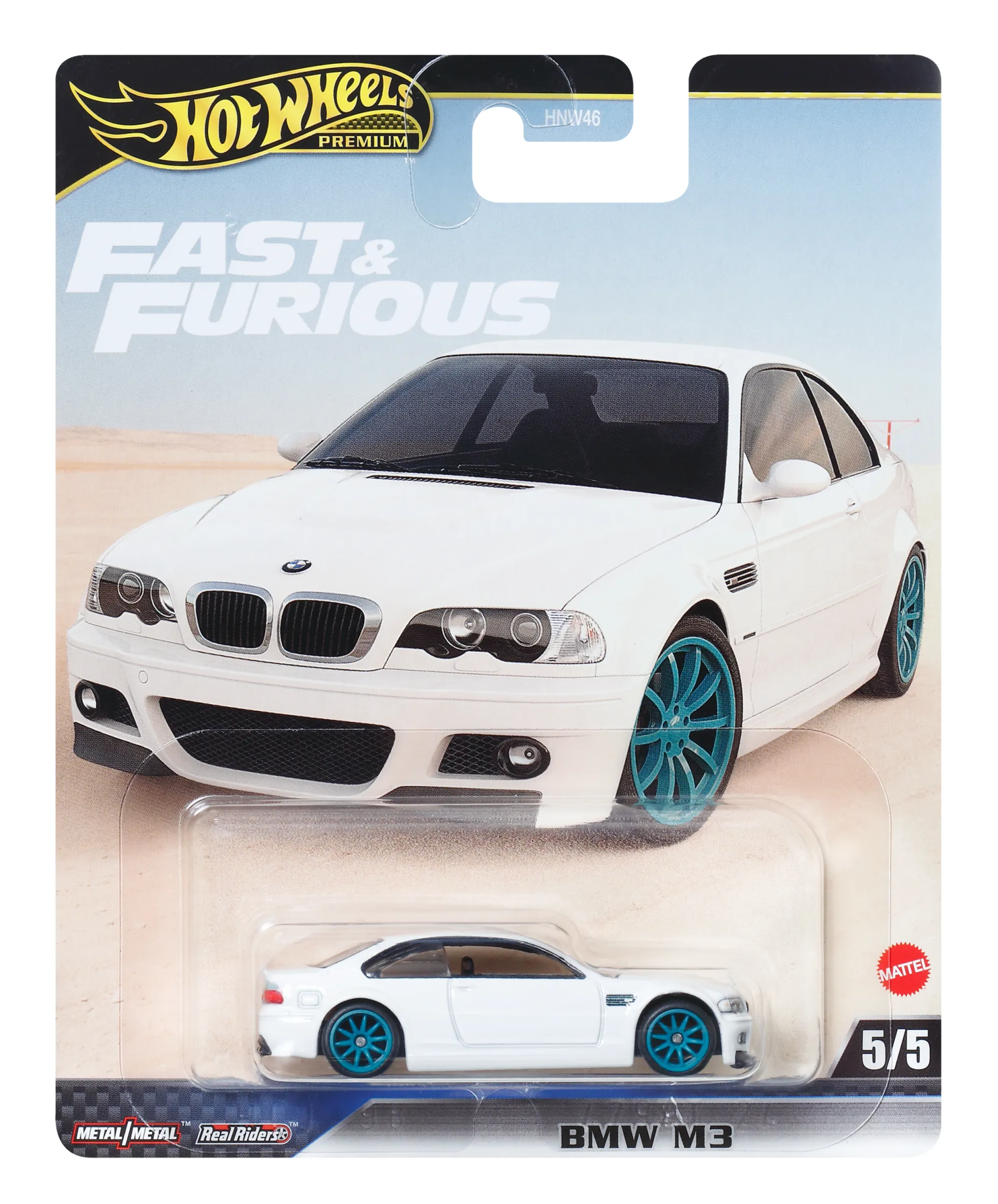 Hot Wheels Collector Veículo de Brinquedo Fast e Furious BMW M3 E 46