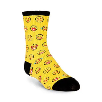 Kid's Emoticons Crew Socks