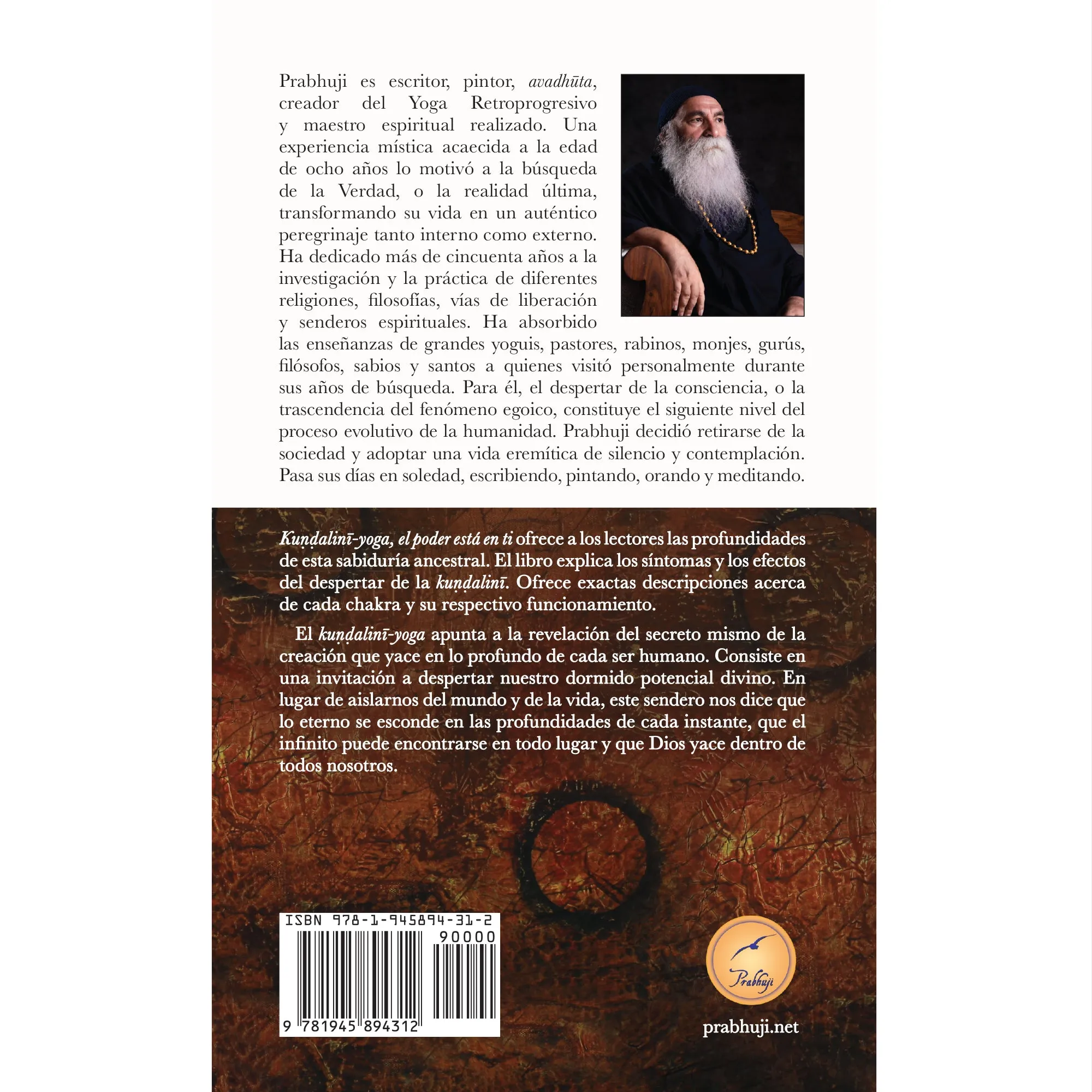 Kundalini yoga - el poder esta en ti con Prabhuji (Hard cover - Spanish)