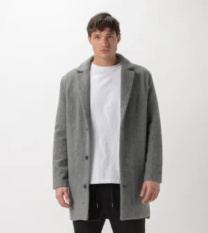 Kyoto Melton Jacket Grey Marle