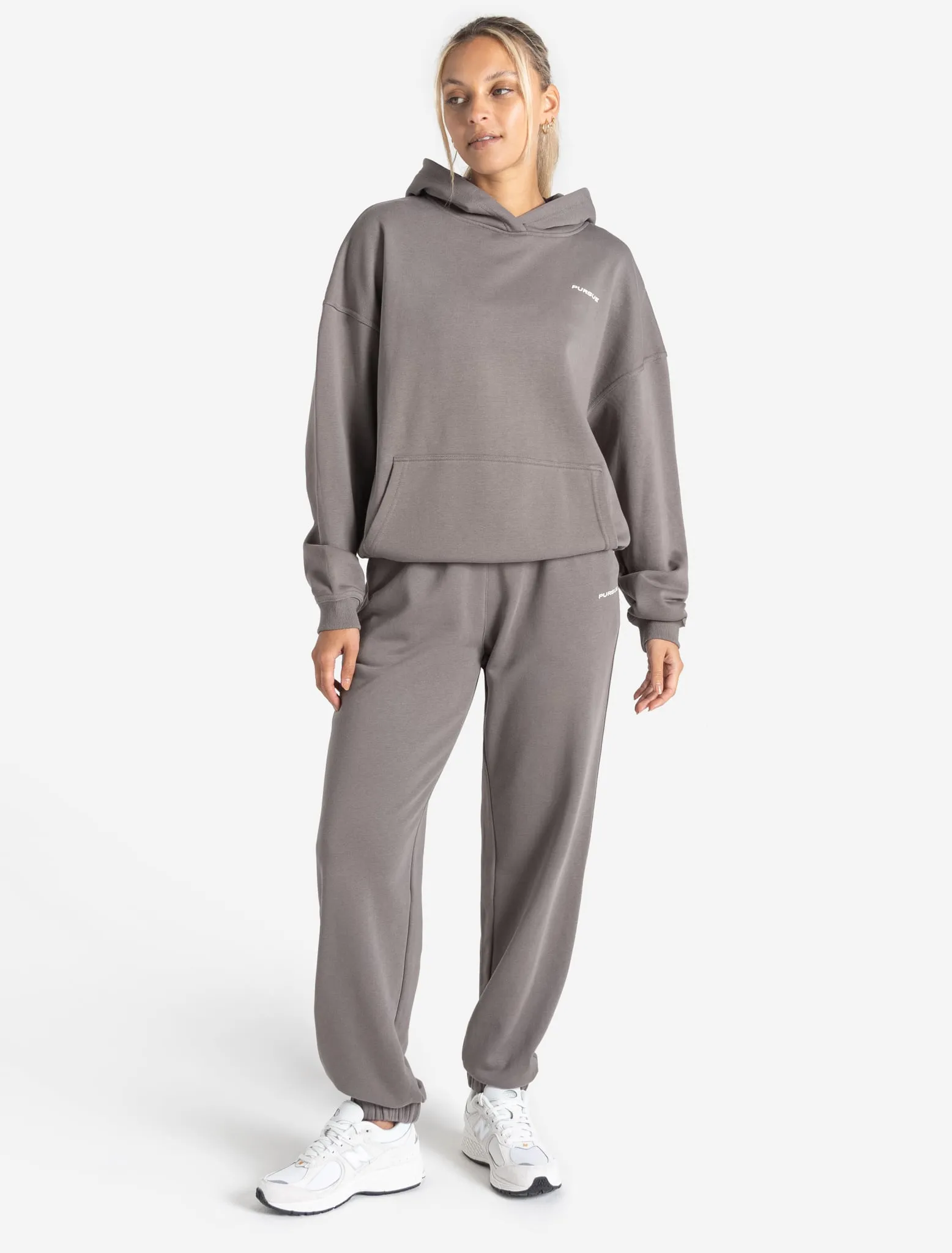 Oversized Joggers - Mushroom Grey