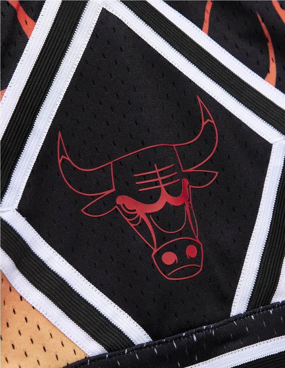 Pantalón Corto Mitchell Ness Chicago Bulls Negros Hombre