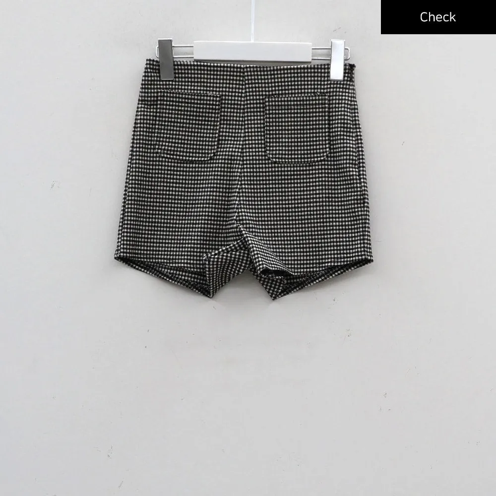 Spandex Double Pocketed Shorts CM12