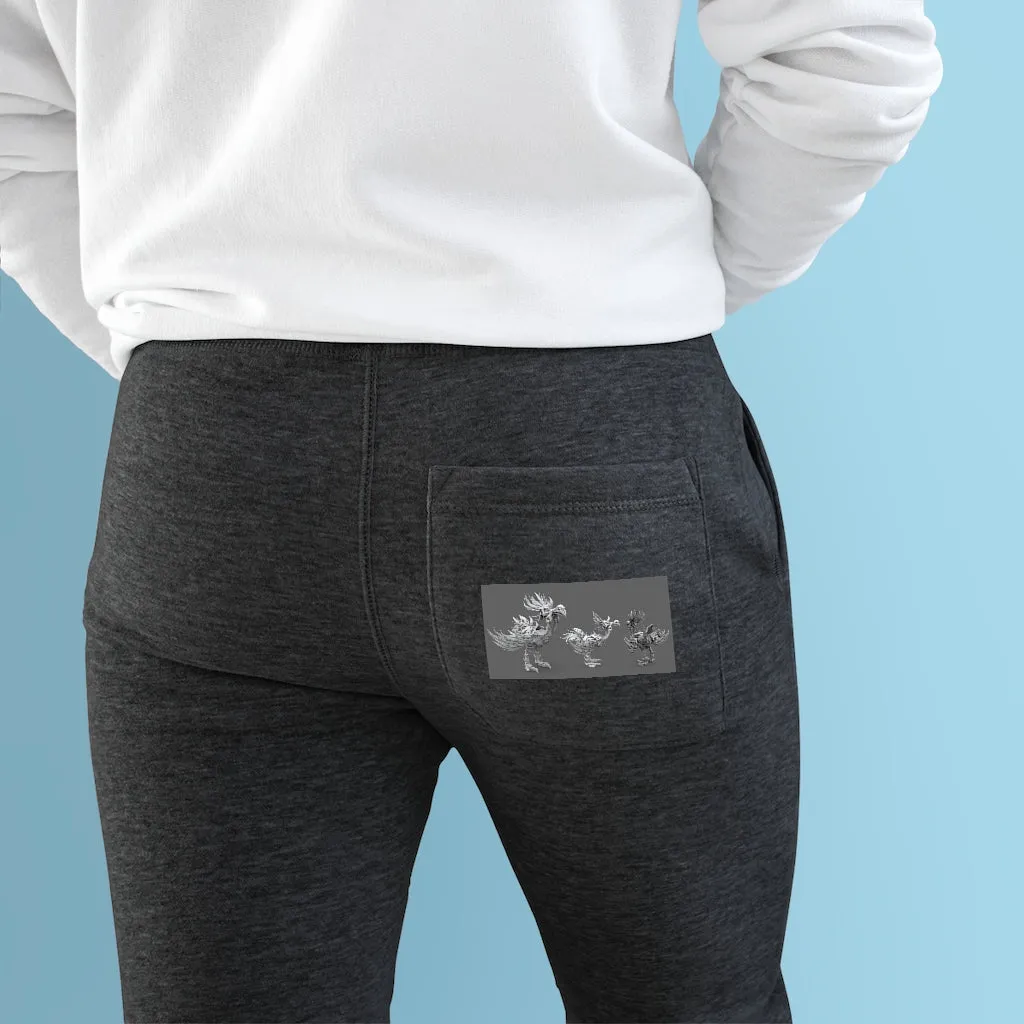 Squawkers the Ostrich Mount Premium Fleece Joggers